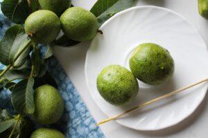 Green walnuts jam
